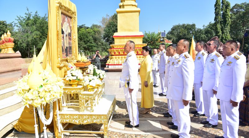 พล.ต.ต.ดร.กิตติศักดิ์ ปลาทอง ผบก.ตชด.ภาค 2 ประธานในพิธีถวายผ้าพระกฐินพระราชทาน พระบาทสมเด็จ พระเจ้าอยู่หัว ณ วัดพระธาตุเกศแก้วจุฬามณี บ้านหนองแวง ต.ซับสีทอง อ.เมือง จ.ชัยภูมิ