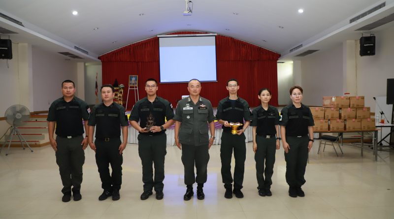 พล.ต.ต.ดร.กิตติศักดิ์ ปลาทอง ผู้บังคับการตำรวจตระเวนชายแดนภาค 2 เป็นประธานในพิธีเปิดโครงการการฝึกอบรมรักษาผู้บาดเจ็บทางยุทธวิธี