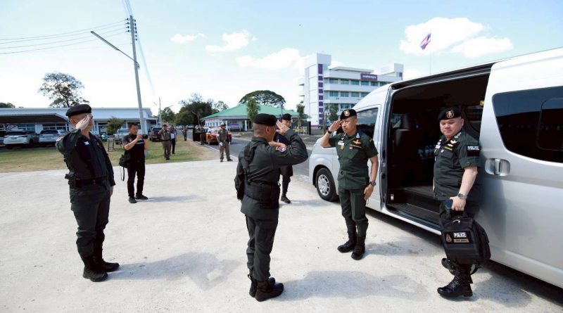 ผบก.ตชด.ภาค 2 ต้อนรับ รอง ผบ.ตร. ตรวจเยี่ยมหน่วย และติดตามสถานการณ์ชายแดนไทย-กัมพูชา