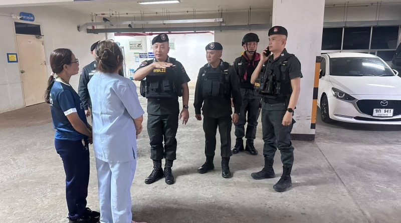 รอง ผบช.ตชด. และ ผบก.ตชด.ภาค 2 ตรวจเยี่ยมกำลังพลได้รับบาดเจ็บ