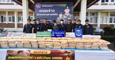 ตชด.ภาค 2 สกัดยาเสพติดล็อตใหญ่ ยึดยาบ้า 2.2 ล้านเม็ด รวบผู้ต้องหา 1 ราย
