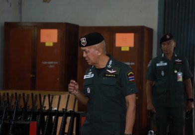 ผบก.ตชด.ภาค 2 ร่วมตรวจสอบความเรียบร้อยคลังอาวุธ กระสุน สป.5 ของหน่วย กก.ตชด.22