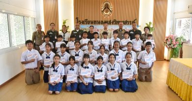 บก.ตชด.ภาค 2 เป็นประธานกิจกรรมมอบใบประกาศนียบัตร โครงการศึกษาเพื่อต่อต้านการใช้ยาเสพติดในนักเรียน (ตำรวจแดร์)