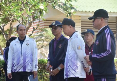 รอง ผบก.ตชด.ภาค 2 พร้อมคณะตรวจพื้นที่เตรียมการจัดการแข่งขันกีฬานักเรียน รร.ตชด. ครั้งที่ 12