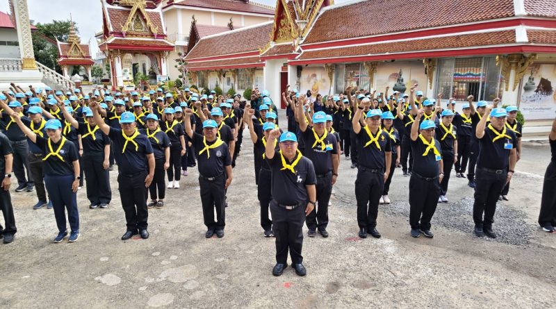 ตชด.ภาค 2 รวมพลังจิตอาสาพัฒนาวัดธาตุ พระอารามหลวง น้อมรำลึกพระมหากรุณาธิคุณสมเด็จพระนเรศวรมหาราช