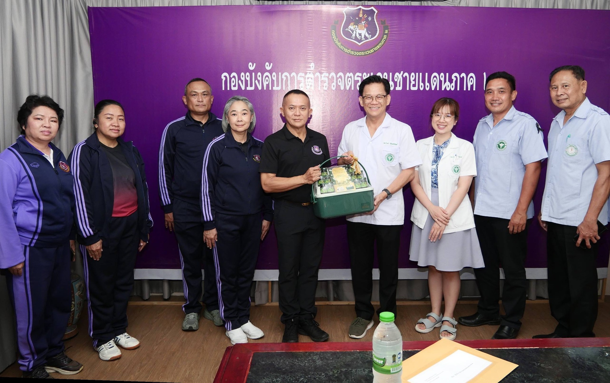 ผบก.ตชด.ภาค 2 ต้อนรับ ผอ.รพ.สมเด็จพระยุพราชกระนวนพร้อมคณะ
